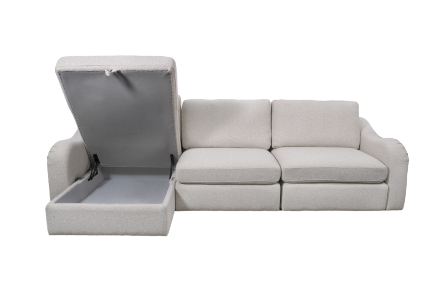 Aurelo Rest Two-Seat Sofa with Chaise Set VIII