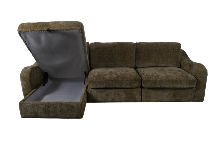 Aurelo Rest Two-Seat Sofa with Chaise Set VIII