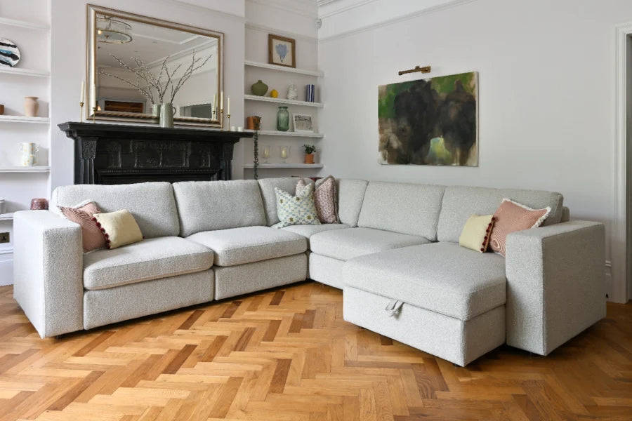 Knockout Large Corner Sofa with Chaise