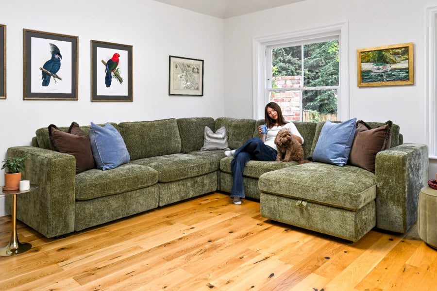 Knockout Large Corner Sofa with Chaise
