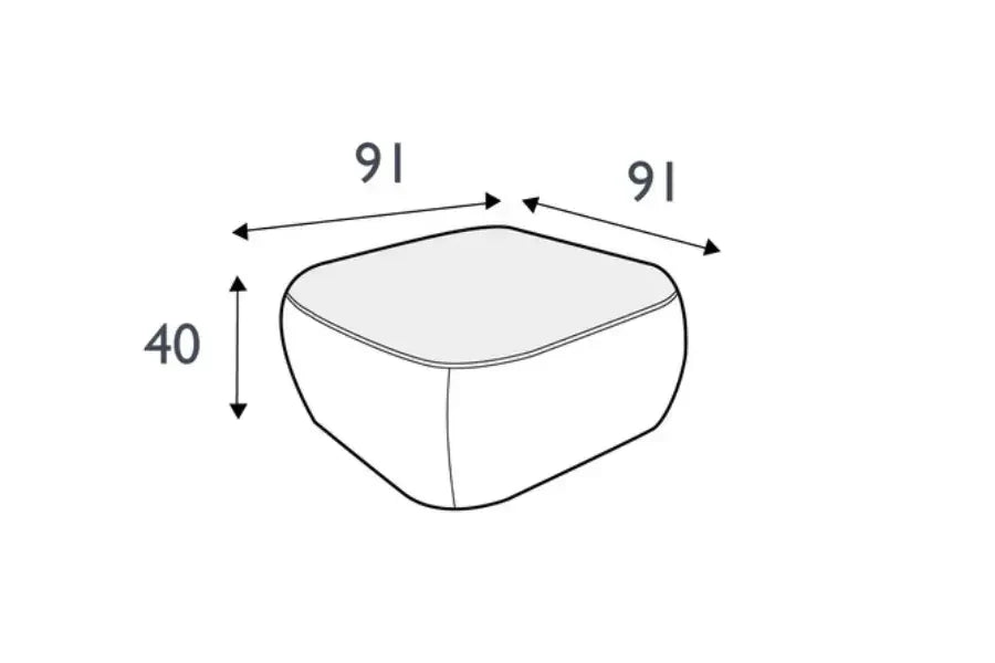 Aurelo Curve Footstool