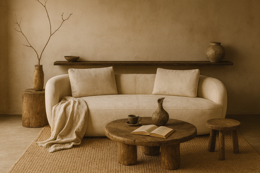 Aurelo Curve 3 Seater Sofa