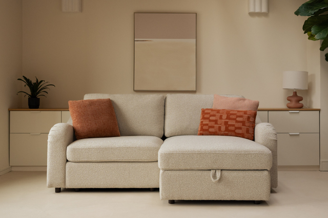 Slouch One Seater Sofa with Chaise