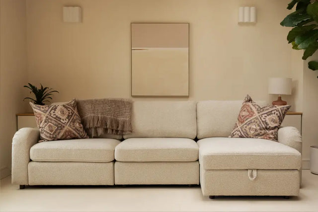 Slouch Three Seater Sofa with Chaise